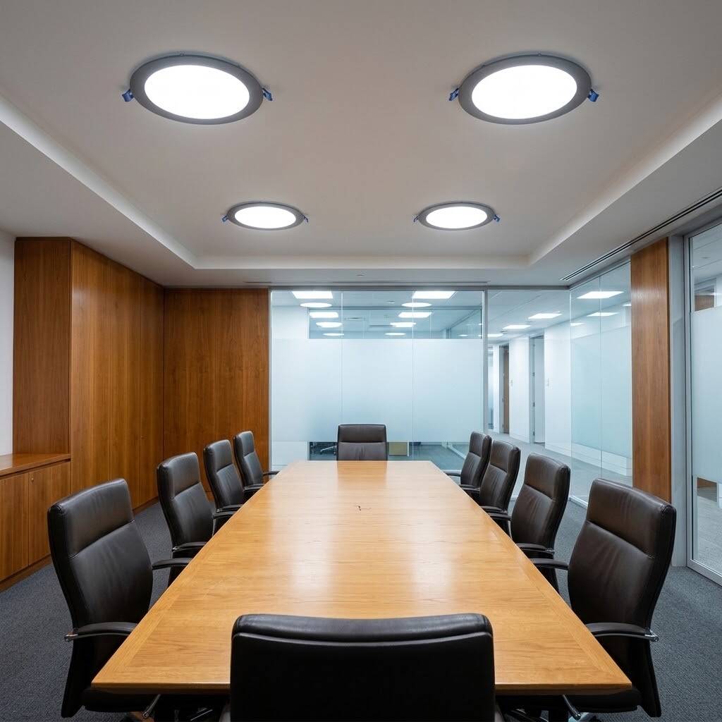 ACK 18W 6500K Beyaz 1620lm Sıva Altı Yuvarlak Led Panel (Ø225 mm Siyah Kasa) AP01-01831 - 2