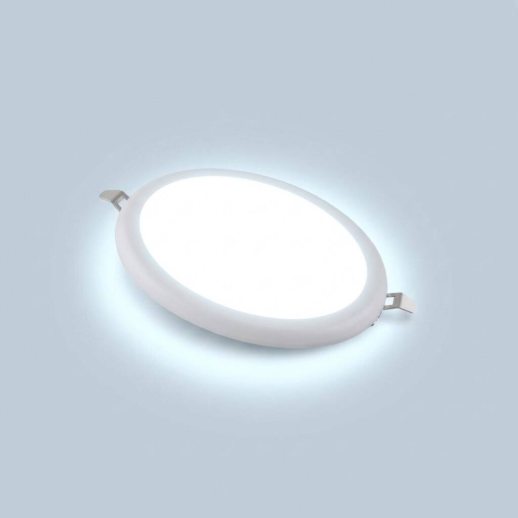 ACK 18W 6500K Beyaz 1850lm Sıva Altı Çerçevesiz Led Panel (Ø120 mm Beyaz Kasa) AP10-01830 - 3
