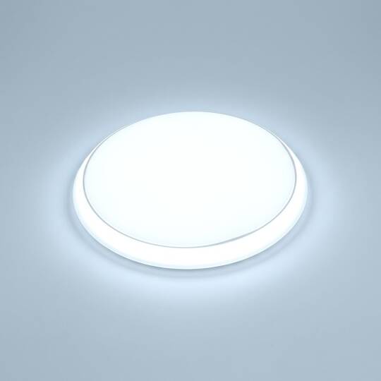 ACK 18W 6500K Beyaz Düz (Sensörsüz) LED Tavan Armatürü / Bulkhead (Beyaz Kasa) AD02-00130 - 3
