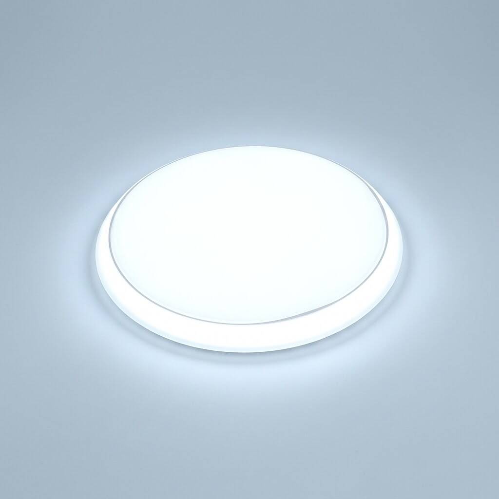 ACK 18W 6500K Beyaz Düz (Sensörsüz) LED Tavan Armatürü / Bulkhead (Beyaz Kasa) AD02-00130 - 3