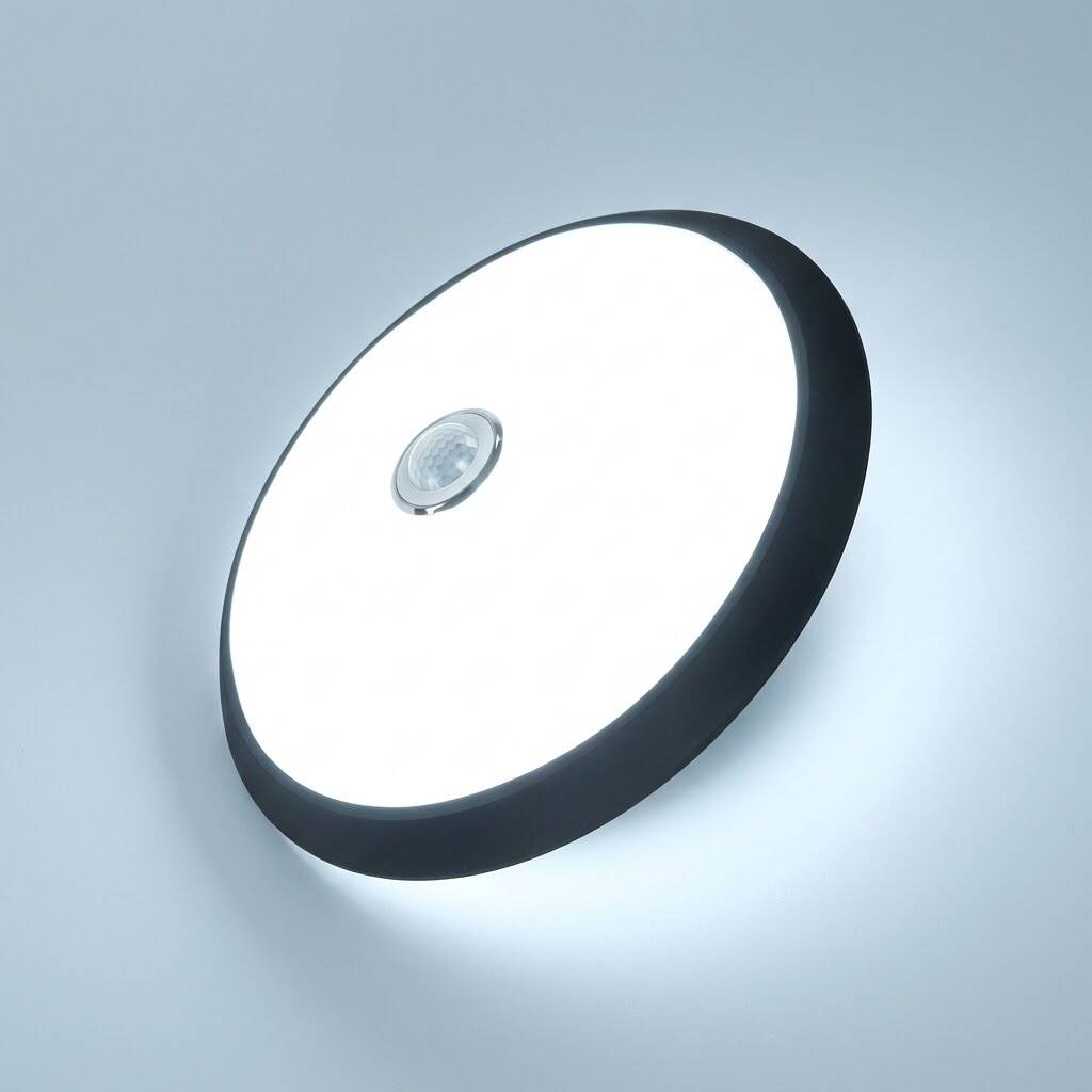 ACK 18W 6500K Beyaz PIR Hareket Sensörlü LED Tavan Armatürü (Siyah Kasa) AC17-00131 - 3