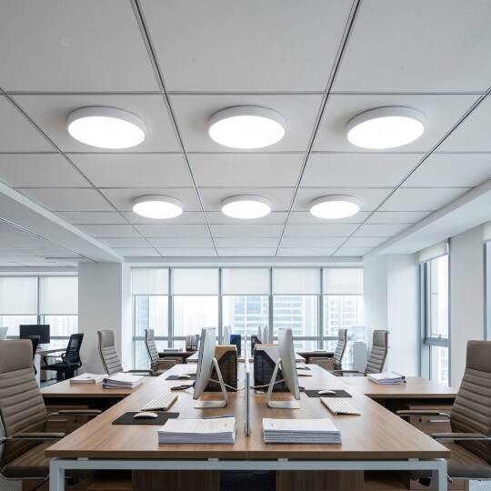 ACK 18W 6500K Beyaz Sıva Üstü Yuvarlak Led Panel (Ø120 mm Beyaz Kasa) AP05-01830 - 2