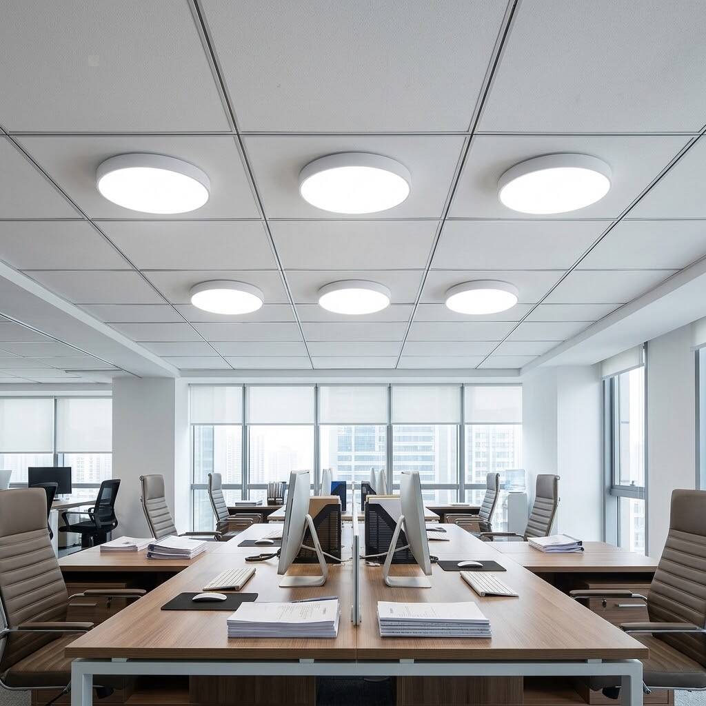 ACK 18W 6500K Beyaz Sıva Üstü Yuvarlak Led Panel (Ø120 mm Beyaz Kasa) AP05-01830 - 2