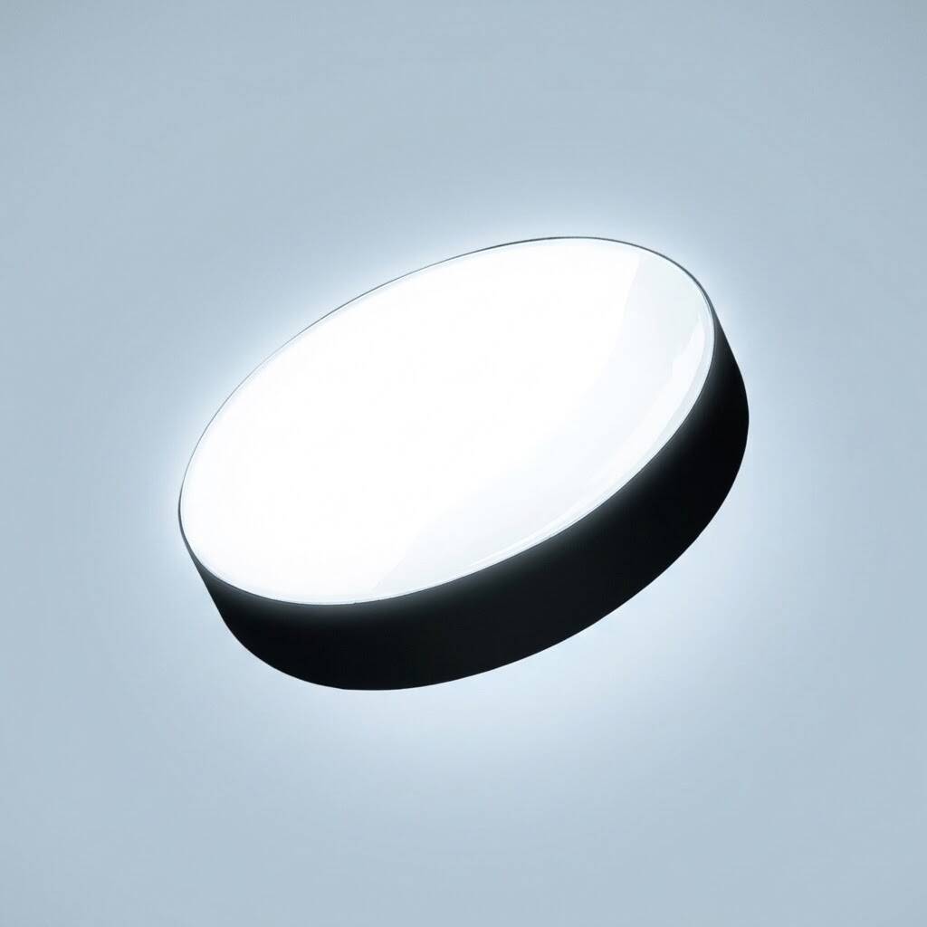 ACK 18W 6500K Beyaz Sıva Üstü Yuvarlak Led Panel (Ø120 mm Siyah Kasa) AP05-01831 - 3