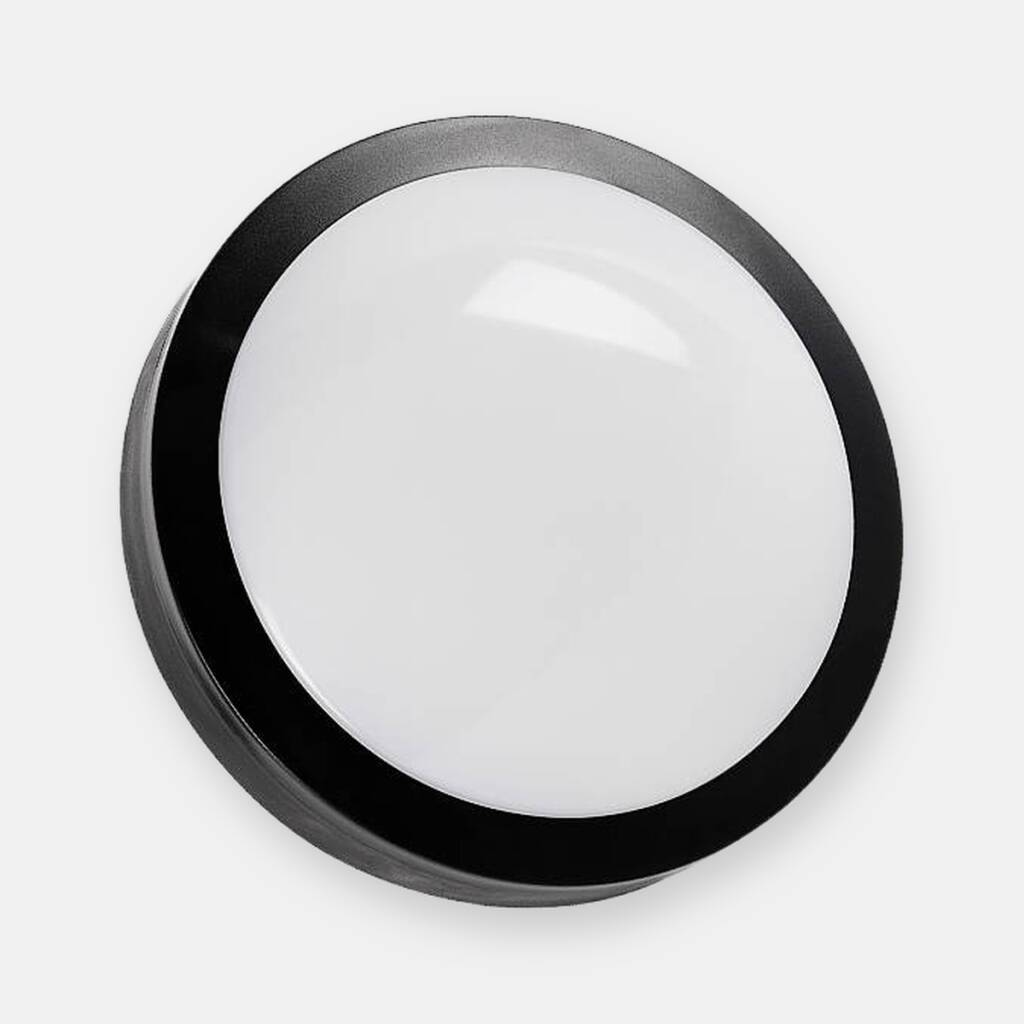 ACK 18W 6500K Beyaz 1190 lm Yuvarlak LED Bulkhead Armatür (PP Gövde) AT10-51831 - 1