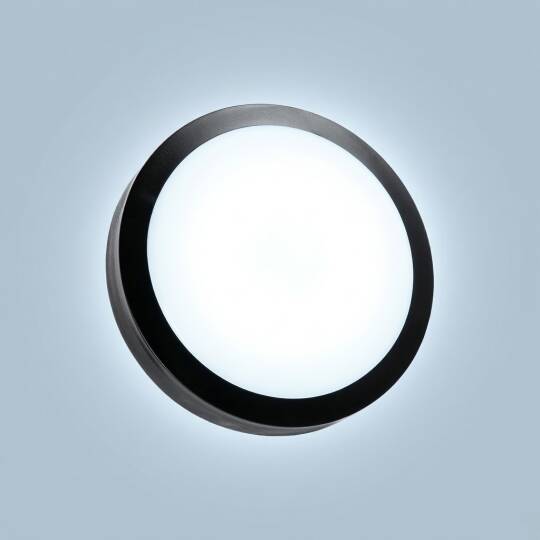 ACK 18W 6500K Beyaz 1190 lm Yuvarlak LED Bulkhead Armatür (PP Gövde) AT10-51831 - 3