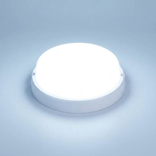 ACK 18W 6500K Beyaz 1350 lm Yuvarlak LED Bulkhead Armatür AT10-01830 - 3