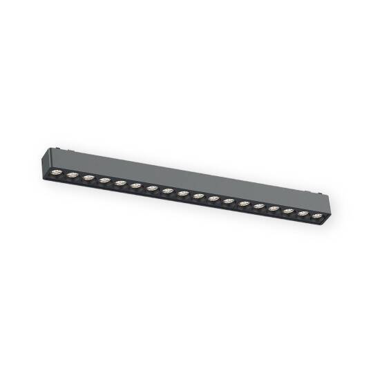 ACK 18W CCT (3 Renk) 48V Magnetik Ray Armatürü Çoklu Dot (Izgara) Siyah Kasa AD45-02391