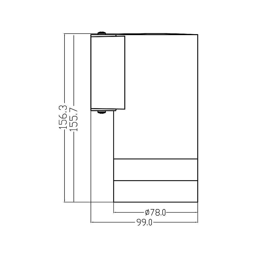ACK 18W-CCT Seçilebilir Renk Sıcaklıklı 1200 lm LED Duvar Apliği (Siyah) AT16-01891 - 5