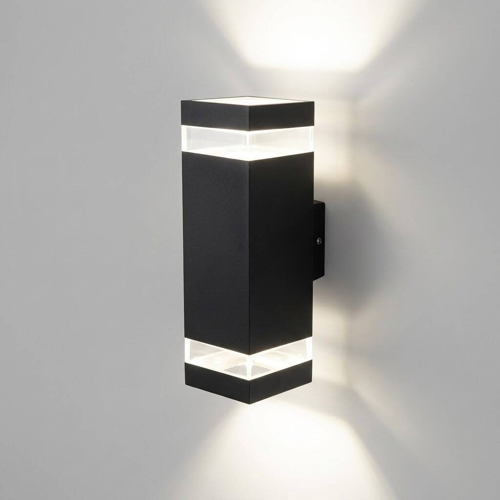 ACK 18W-CCT Seçilebilir Renk Sıcaklıklı 1200 lm LED Duvar Apliği (Siyah) AT16-11891 - 3