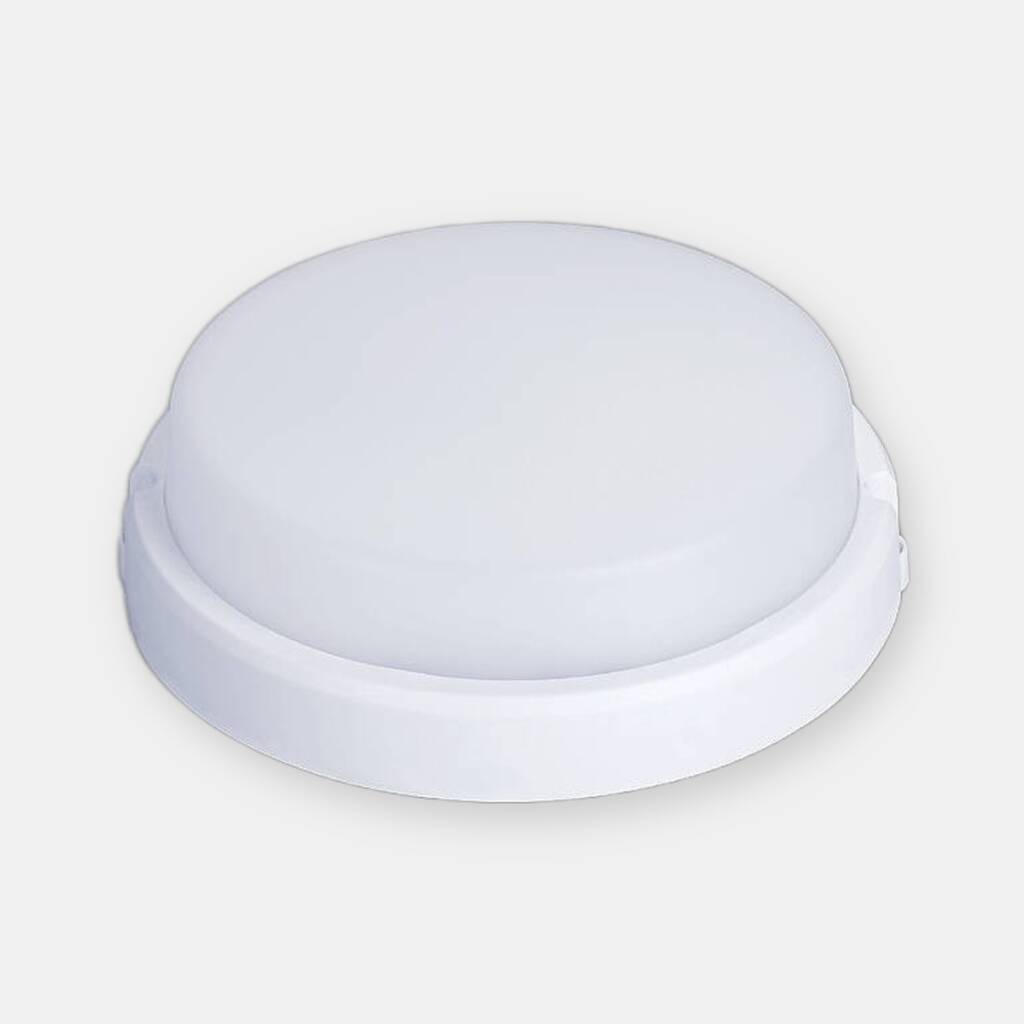ACK 18W 3000K Günışığı 1350 lm Yuvarlak LED Bulkhead Armatür AT10-01800 - 1