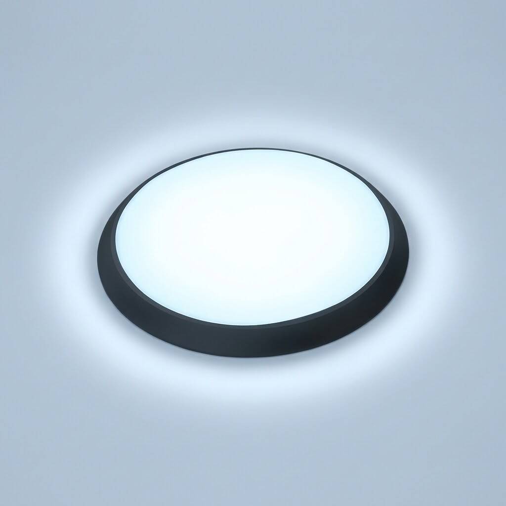 ACK 18W (Radar) 6500K Beyaz Mikrodalga Radar Sensörlü LED Tavan Armatürü (Siyah Kasa) AC19-00131 - 3