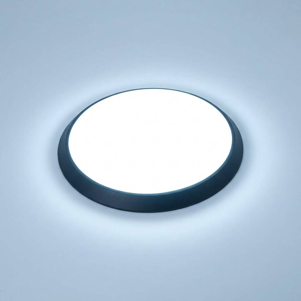 ACK 18W (Radar + Acil Kit) 6500K Beyaz Mikrodalga Radar Sensörlü LED Tavan Armatürü - Acil Aydınlatma Kitli (2 Saat) (Siyah Kasa) AC20-00131 - 3