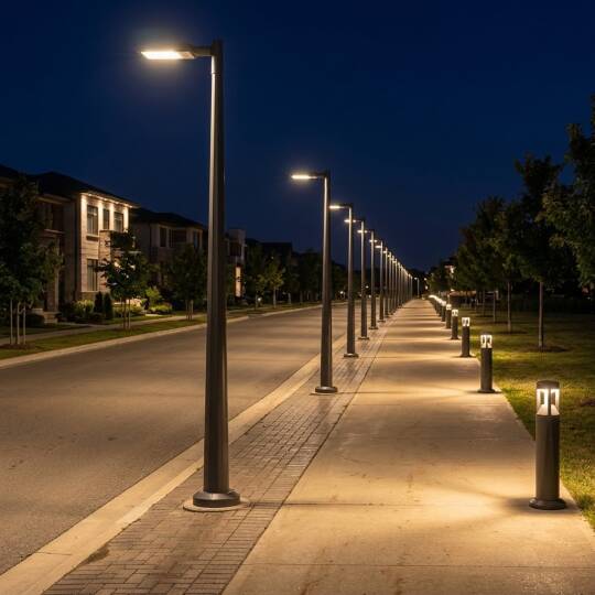 ACK 200W 3000K Günışığı 22.100 lm LED Sokak Armatürü (Gri) AT41-19600 - 2