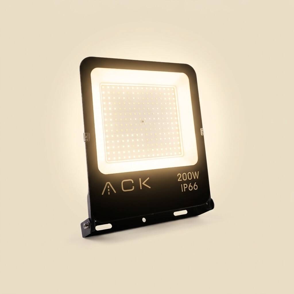 ACK 200W 3000K Günışığı LED Projektör AT62-19602 - 3