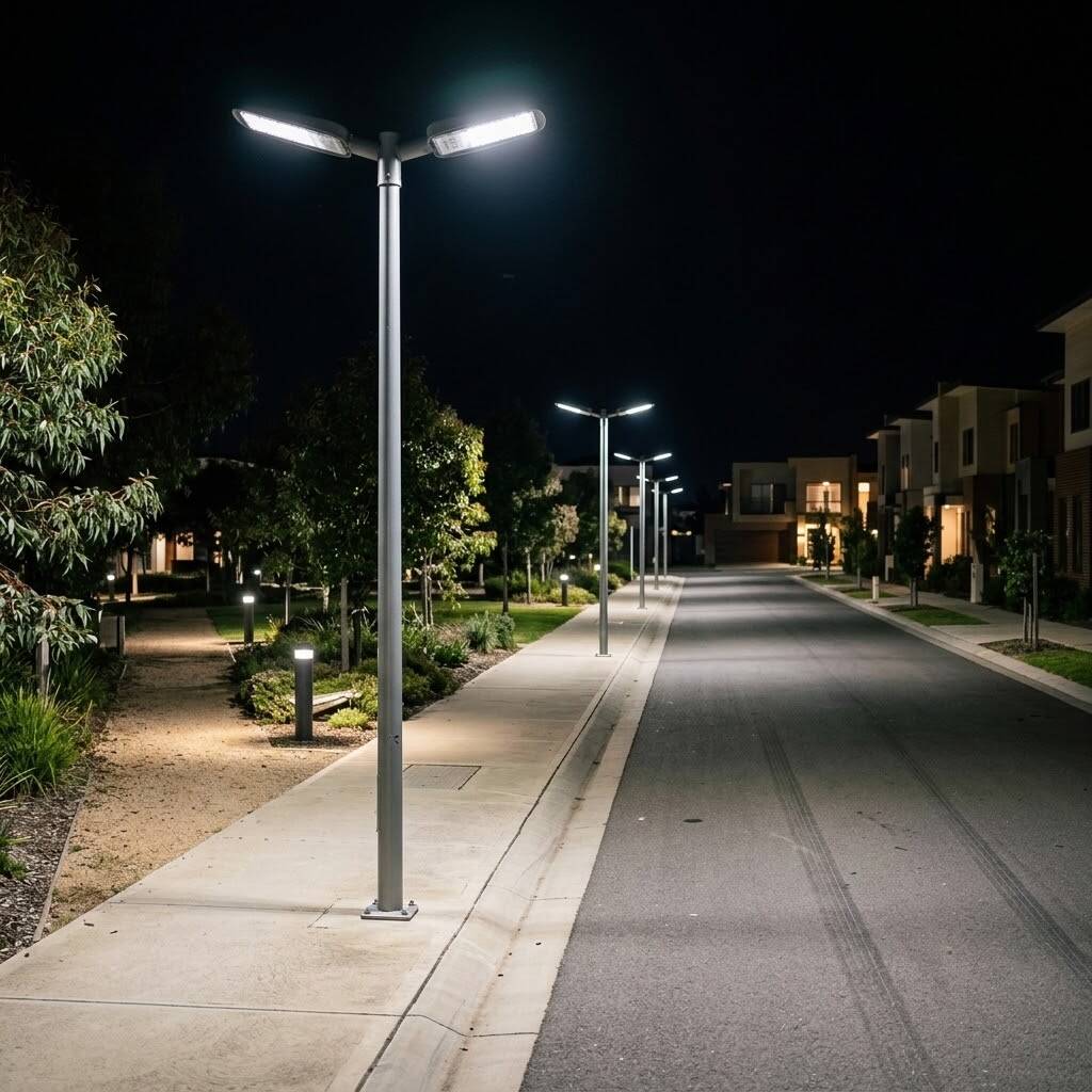 ACK 200W 4000K Ilık Beyaz 22.100 lm LED Sokak Armatürü (Gri) AT41-19610 - 2