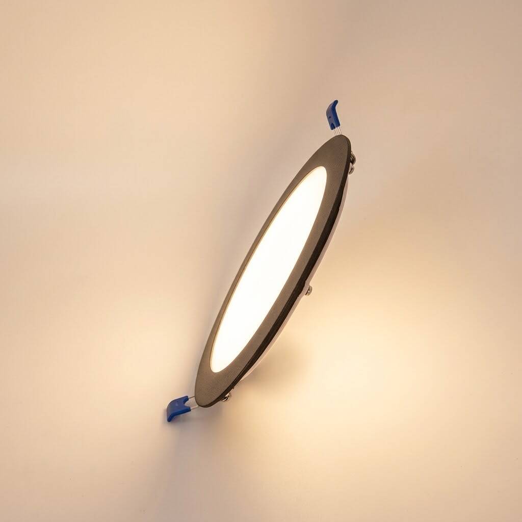 ACK 20W 3000K Günışığı 1800lm Sıva Altı Yuvarlak Led Panel (Ø240 mm Siyah Kasa) AP01-02001 - 3