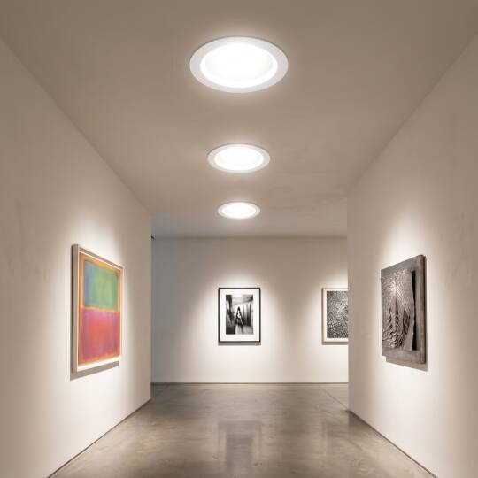 ACK 20W 4000K Ilık Beyaz 1800lm COB Led Downlight Sıva Altı Spot (Ø175 mm Beyaz Kasa) AD08-02010 - 2