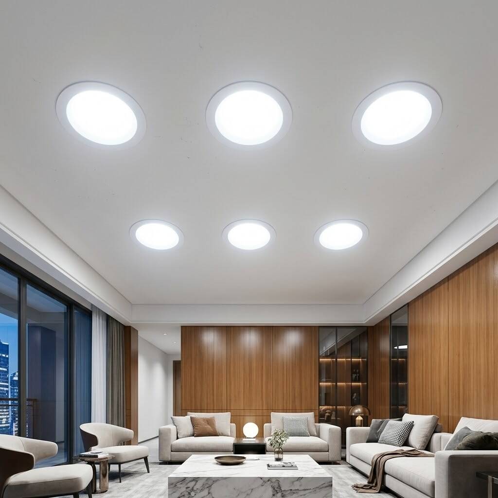 ACK 20W 6500K Beyaz 1800lm COB Led Downlight Sıva Altı Spot (Ø175 mm Beyaz Kasa) AD08-02030 - 2