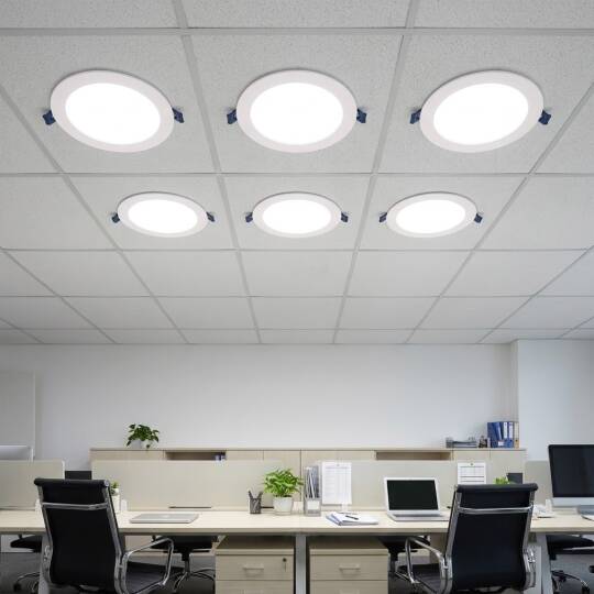 ACK 20W 6500K Beyaz 1800lm Sıva Altı Yuvarlak Led Panel (Ø240 mm Beyaz Kasa) AP01-02030 - 2