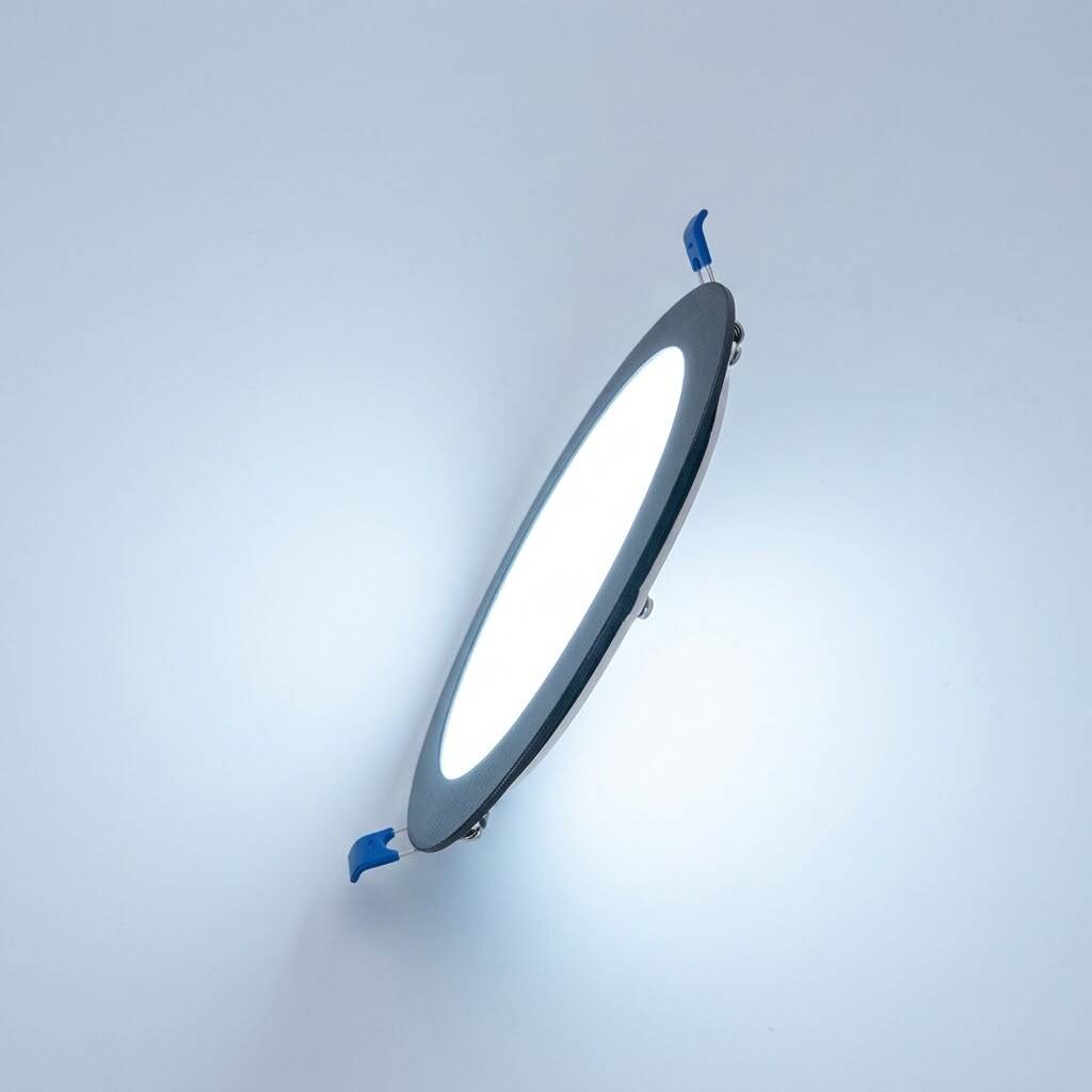 ACK 20W 6500K Beyaz 1800lm Sıva Altı Yuvarlak Led Panel (Ø240 mm Siyah Kasa) AP01-02031 - 3
