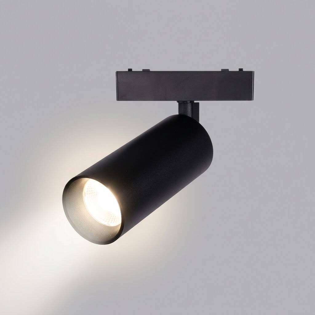 ACK 20W CCT (3 Renk) 48V Magnetik Ray Armatürü Yönlendirilebilir Silindir Spot Siyah Kasa AD45-06391 - 3