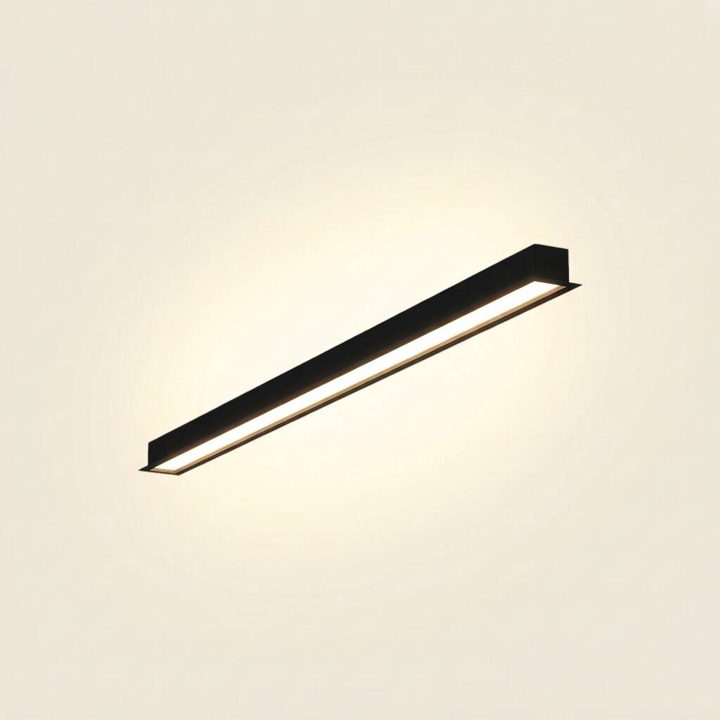 ACK 22W 3000K Günışığı G:72.10 x L:610 mm Sıva Altı (Gömme) Linear (Lineer) Armatür Siyah Kasa AL03-22601 - 3