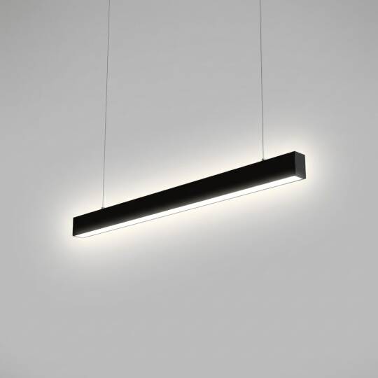 ACK 22W 4000K Ilık Beyaz 40x60x610 mm Sıva Üstü / Sarkıt Linear (Lineer) Armatür Siyah Kasa AL01-22611 - 3