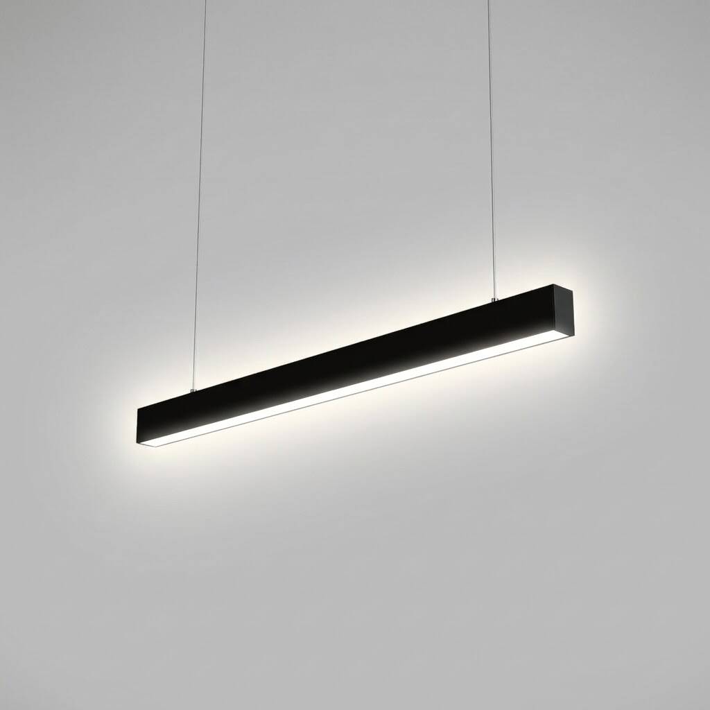 ACK 22W 4000K Ilık Beyaz 40x60x610 mm Sıva Üstü / Sarkıt Linear (Lineer) Armatür Siyah Kasa AL01-22611 - 3