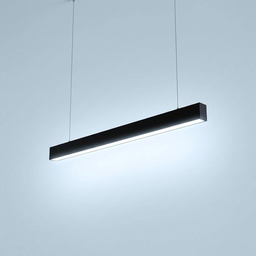 ACK 22W 6500K Beyaz 40x60x610 mm Sıva Üstü / Sarkıt Linear (Lineer) Armatür Siyah Kasa AL01-22631 - 3
