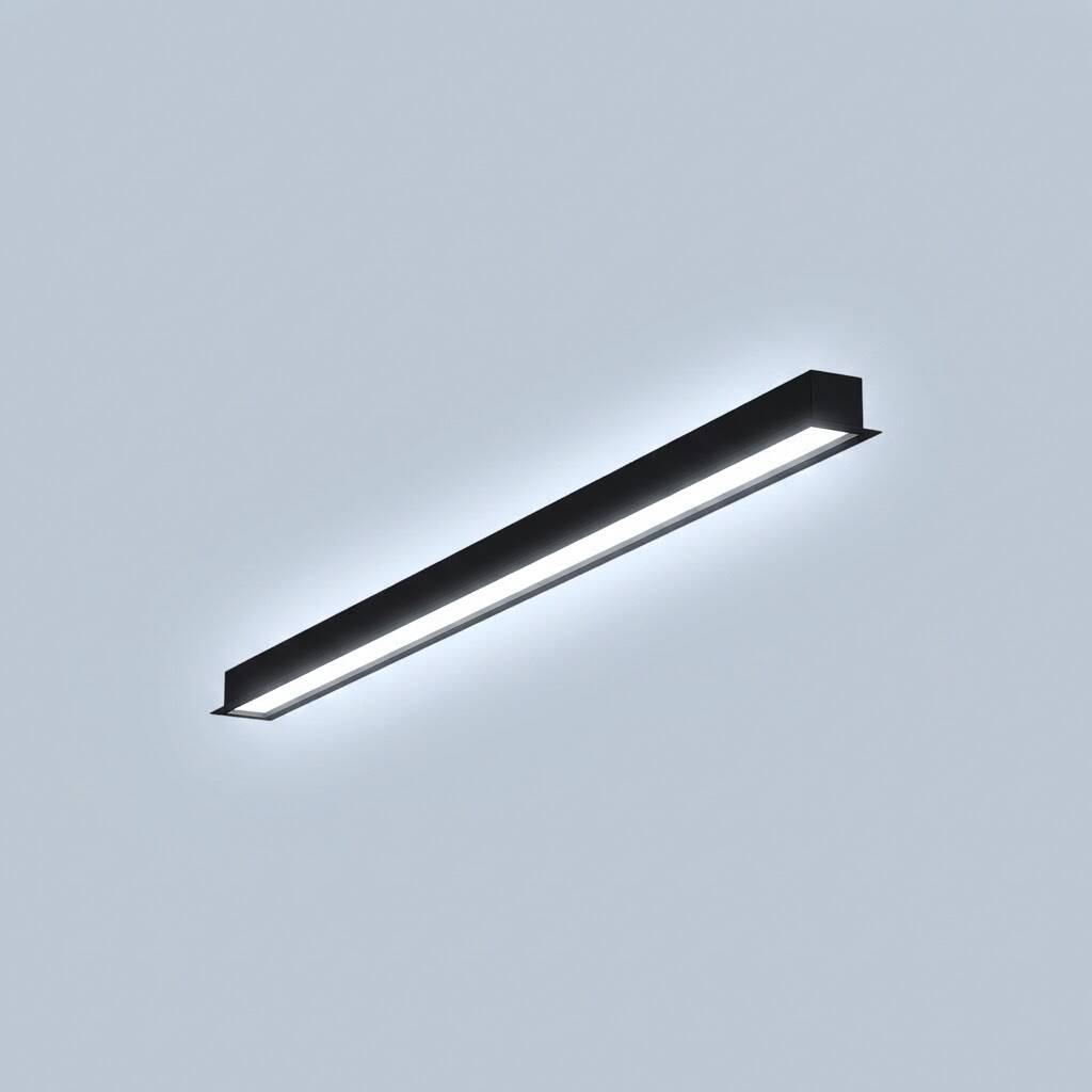 ACK 22W 6500K Beyaz G:72.10 x L:610 mm Sıva Altı (Gömme) Linear (Lineer) Armatür Siyah Kasa AL03-22631 - 3