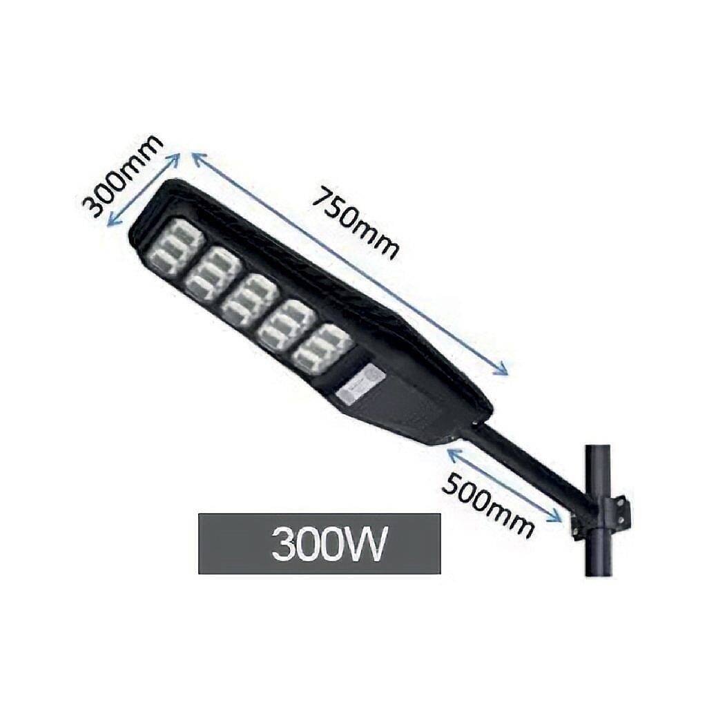 ACK 240W 6500K Beyaz Solar LED Sokak Armatürü (Siyah) AT42-16031 - 5