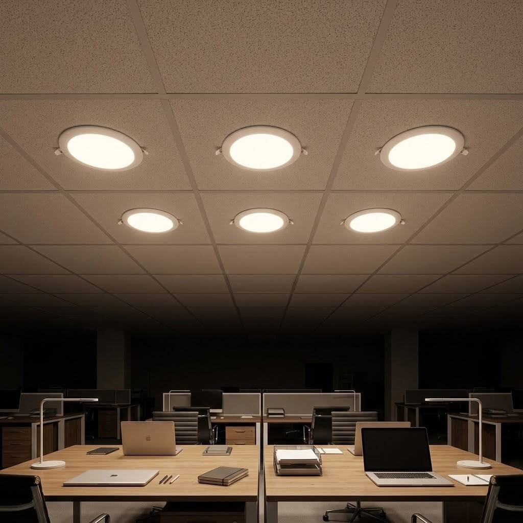 ACK 24W 3000K Günışığı 2500lm Sıva Altı Çerçevesiz Led Panel (Ø170 mm Beyaz Kasa) AP10-02400 - 2
