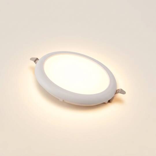 ACK 24W 3000K Günışığı 2500lm Sıva Altı Çerçevesiz Led Panel (Ø170 mm Beyaz Kasa) AP10-02400 - 3