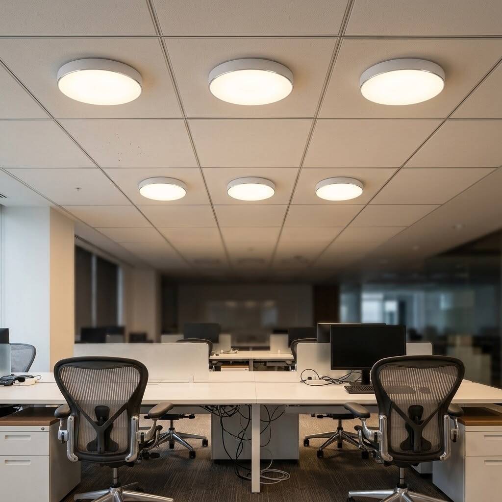 ACK 24W 3000K Günışığı Sıva Üstü Yuvarlak Led Panel (Ø175 mm Beyaz Kasa) AP05-02400 - 2
