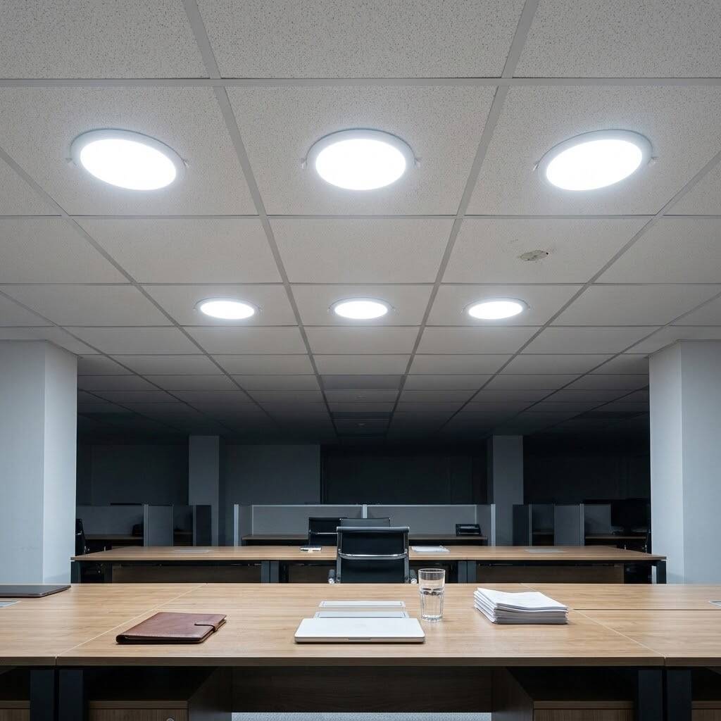 ACK 24W 6500K Beyaz 2500lm Sıva Altı Çerçevesiz Led Panel (Ø170 mm Beyaz Kasa) AP10-02430 - 2