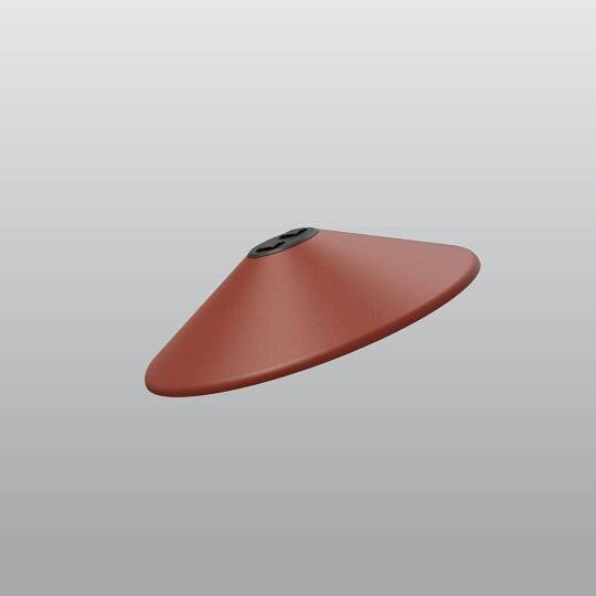 ACK 24W CCT (3 Renk) 48V Loomis Kemerli Sistem Armatürü Şapka (Avize) Tipi Sarkıt (Koyu Kırmızı (Dark Red)) AD55-02497 - 5
