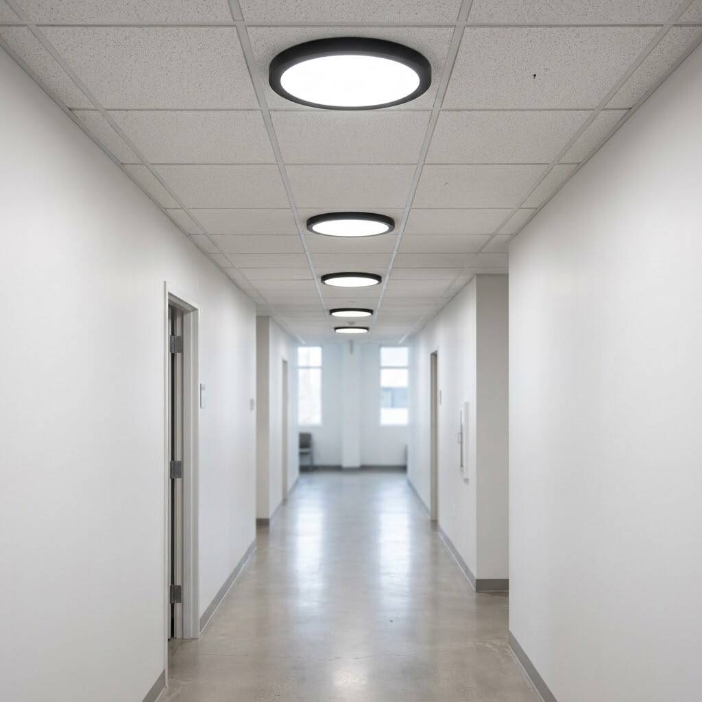 ACK 24W CCT Renk Ayarlı Yuvarlak Led Panel (Ø300 mm Siyah Kasa) AP03-02491 - 2