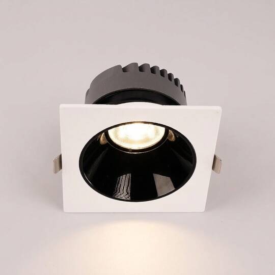 ACK 25W 4000K Ilık Beyaz 2175lm Kamaşma Önleyici (Dark Light) Sıva Altı Kare Spot (138x138 mm Beyaz Kasa) AD10-03510 - 3
