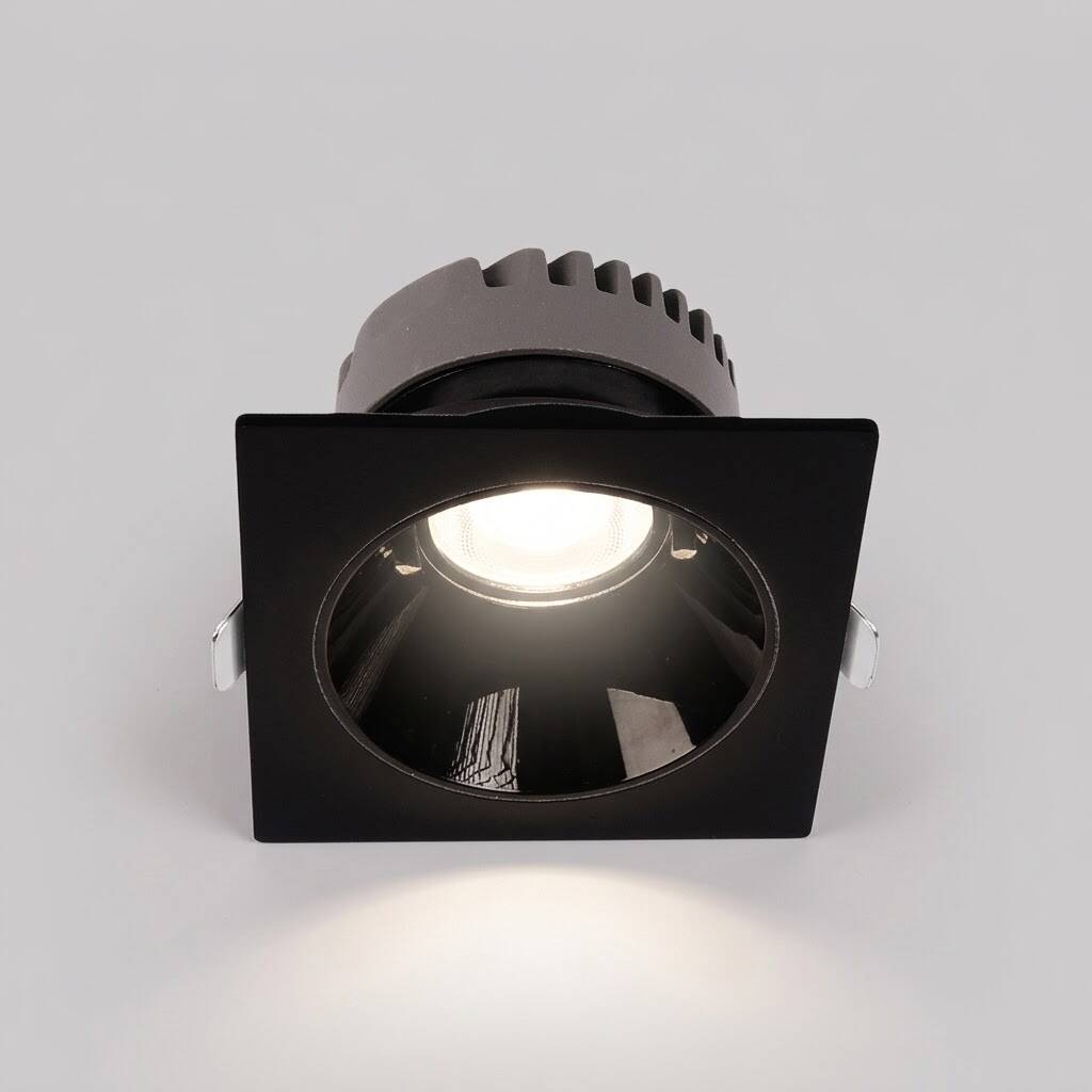 ACK 25W 4000K Ilık Beyaz 2175lm Kamaşma Önleyici (Dark Light) Sıva Altı Kare Spot (138x138 mm Siyah Kasa) AD10-03511 - 3