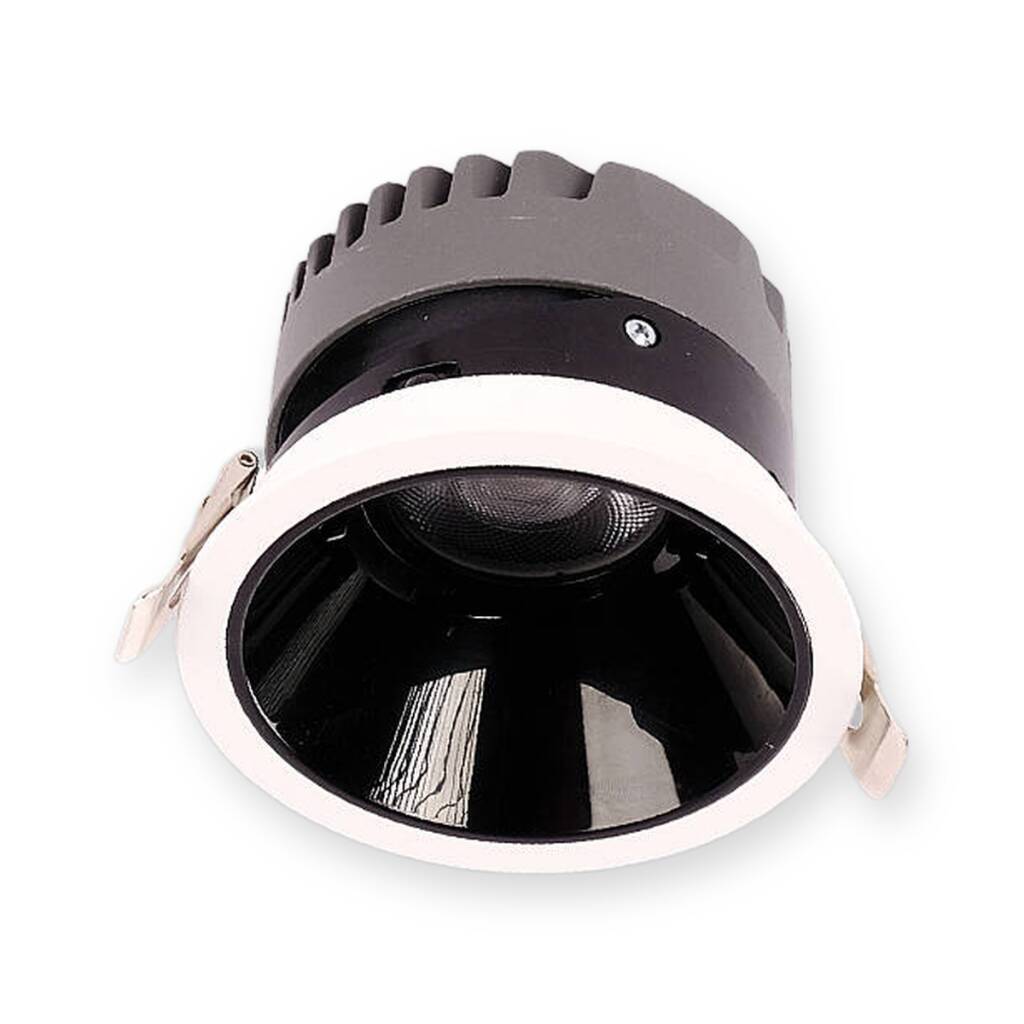 ACK 25W 4000K Ilık Beyaz 2175lm Kamaşma Önleyici (Dark Light) Sıva Altı Spot (Ø130 mm Beyaz Kasa) AD10-03110 - 1