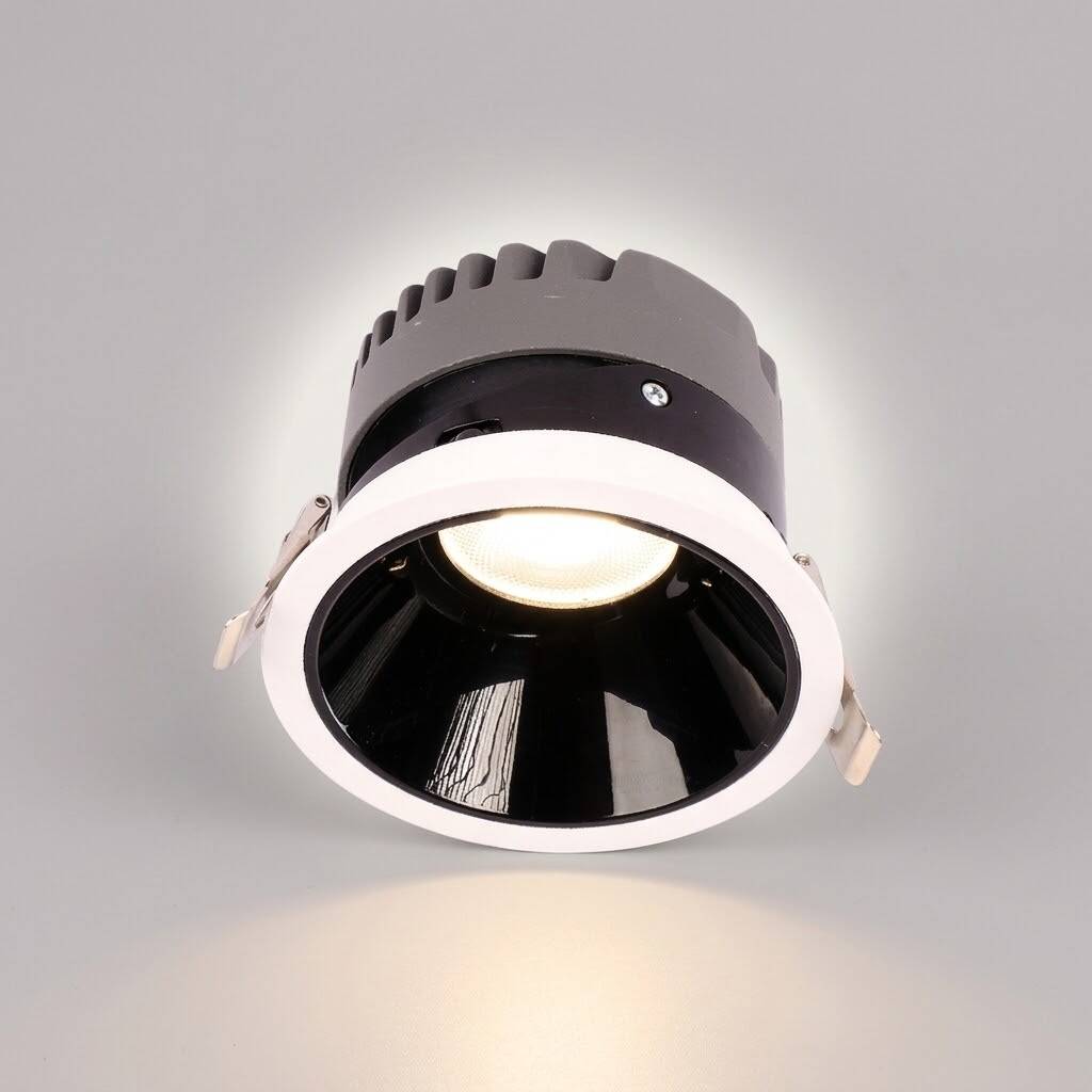 ACK 25W 4000K Ilık Beyaz 2175lm Kamaşma Önleyici (Dark Light) Sıva Altı Spot (Ø130 mm Beyaz Kasa) AD10-03110 - 3