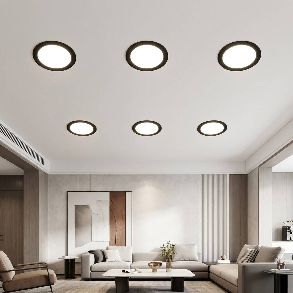 ACK 25W 4000K Ilık Beyaz 2175lm Kamaşma Önleyici (Dark Light) Sıva Altı Spot (Ø130 mm Siyah Kasa) AD10-03111 - 2