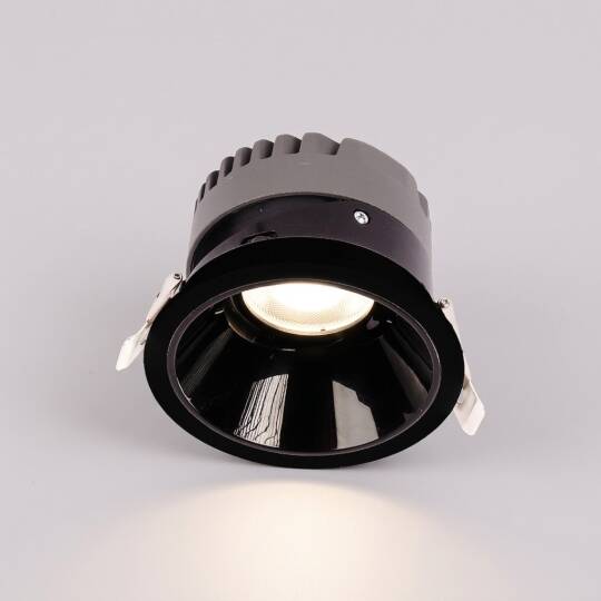 ACK 25W 4000K Ilık Beyaz 2175lm Kamaşma Önleyici (Dark Light) Sıva Altı Spot (Ø130 mm Siyah Kasa) AD10-03111 - 3