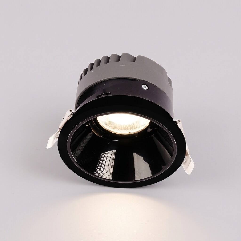 ACK 25W 4000K Ilık Beyaz 2175lm Kamaşma Önleyici (Dark Light) Sıva Altı Spot (Ø130 mm Siyah Kasa) AD10-03111 - 3
