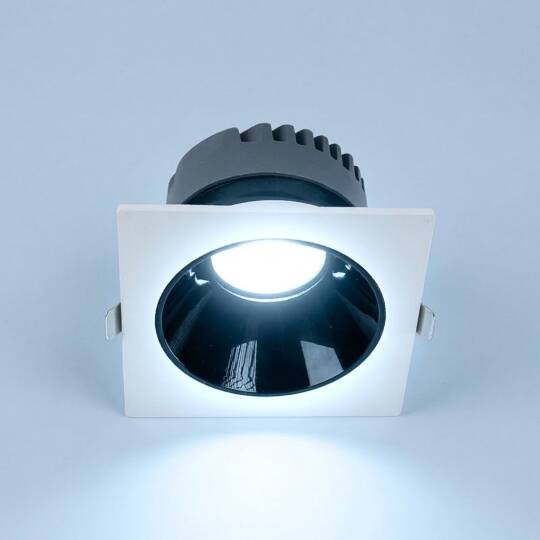 ACK 25W 6500K Beyaz 2250lm Kamaşma Önleyici (Dark Light) Sıva Altı Kare Spot (138x138 mm Beyaz Kasa) AD10-03530 - 3