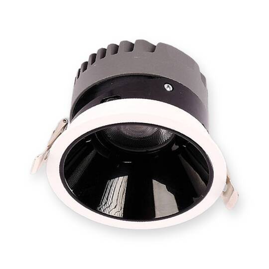 ACK 25W 6500K Beyaz 2250lm Kamaşma Önleyici (Dark Light) Sıva Altı Spot (Ø130 mm Beyaz Kasa) AD10-03130