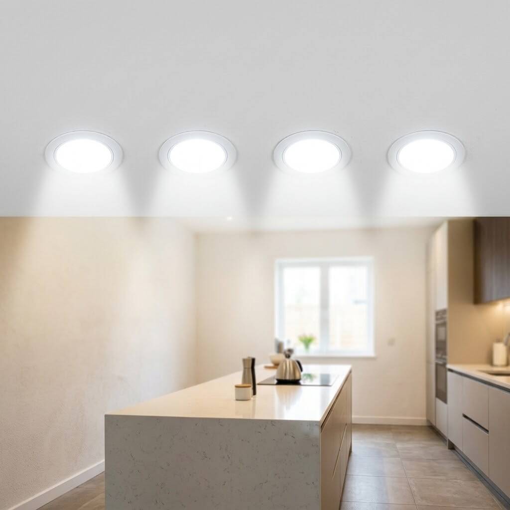 ACK 25W 6500K Beyaz 2250lm Kamaşma Önleyici (Dark Light) Sıva Altı Spot (Ø130 mm Beyaz Kasa) AD10-03130 - 2