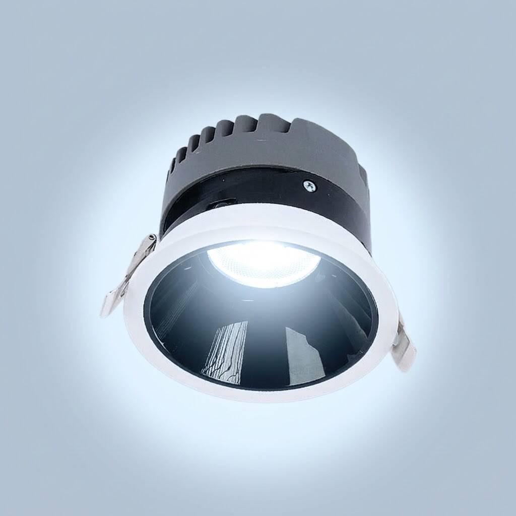 ACK 25W 6500K Beyaz 2250lm Kamaşma Önleyici (Dark Light) Sıva Altı Spot (Ø130 mm Beyaz Kasa) AD10-03130 - 3