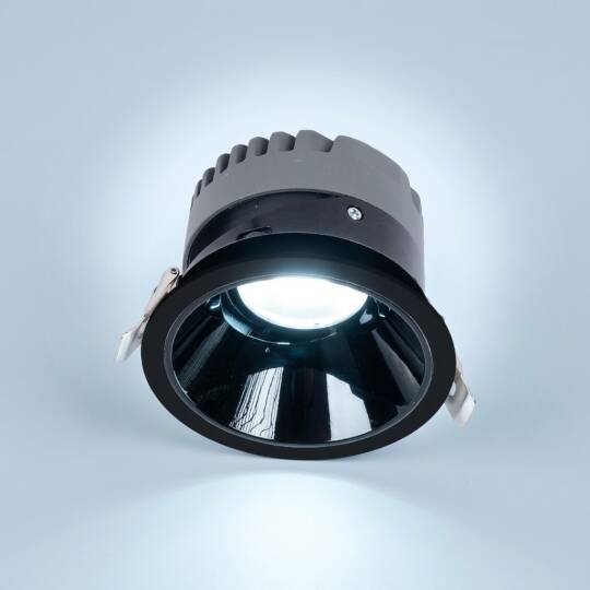ACK 25W 6500K Beyaz 2250lm Kamaşma Önleyici (Dark Light) Sıva Altı Spot (Ø130 mm Siyah Kasa) AD10-03131 - 3